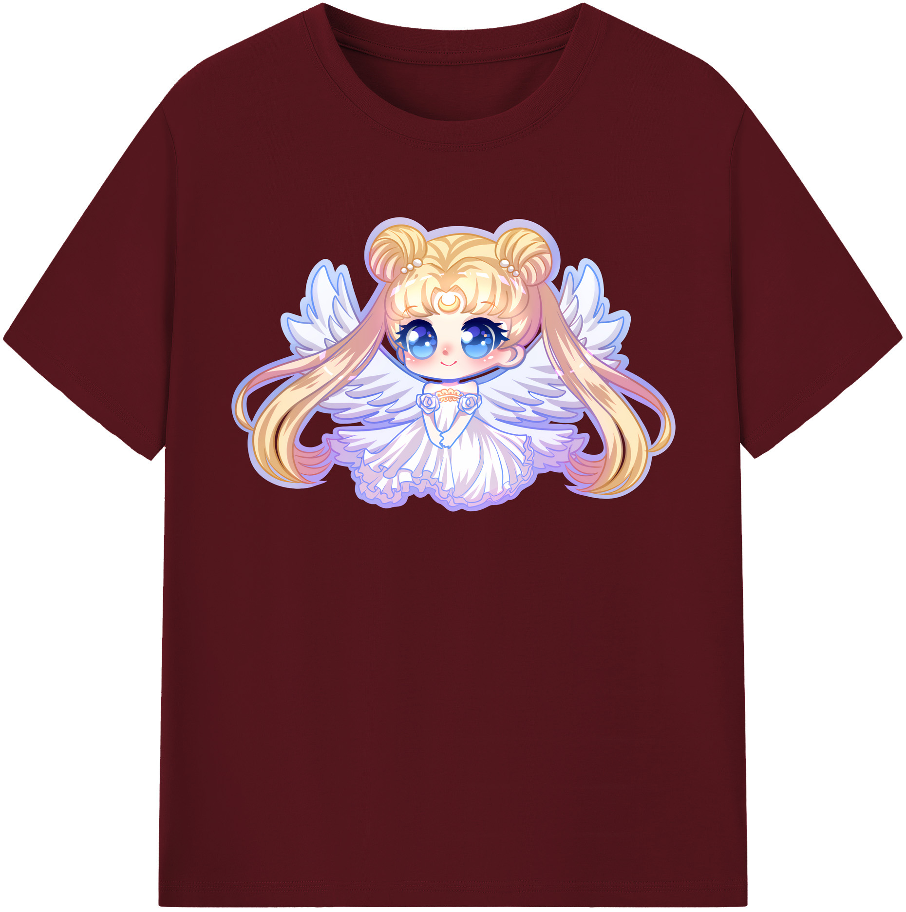 （画像用） 美少女戦士セーラームーン 愛野 美奈子 あいの みなこ Sailor Moon Aino Minako 綿100％半袖Tシャツ（フロントプリント）